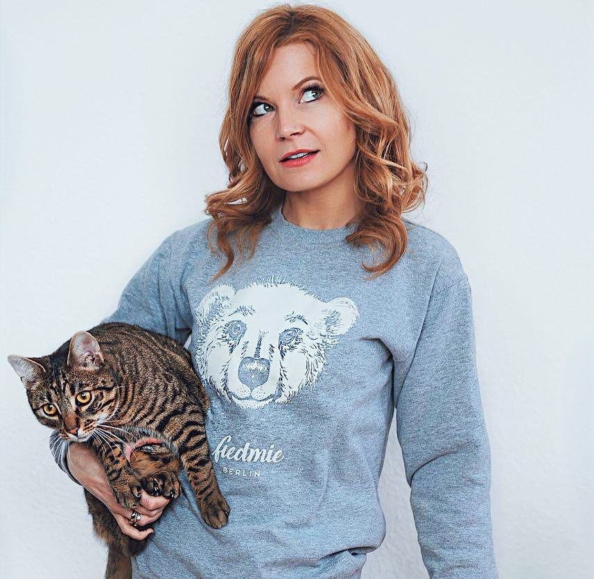 Damen Sweatshirt: Eva Imhof Design Sweatshirts mit Tiermotiven